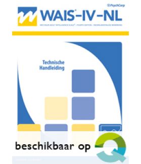 WAIS-IV-NL | Wechsler Adult Intelligence Scale IV-NL - Pearson Clinical ...